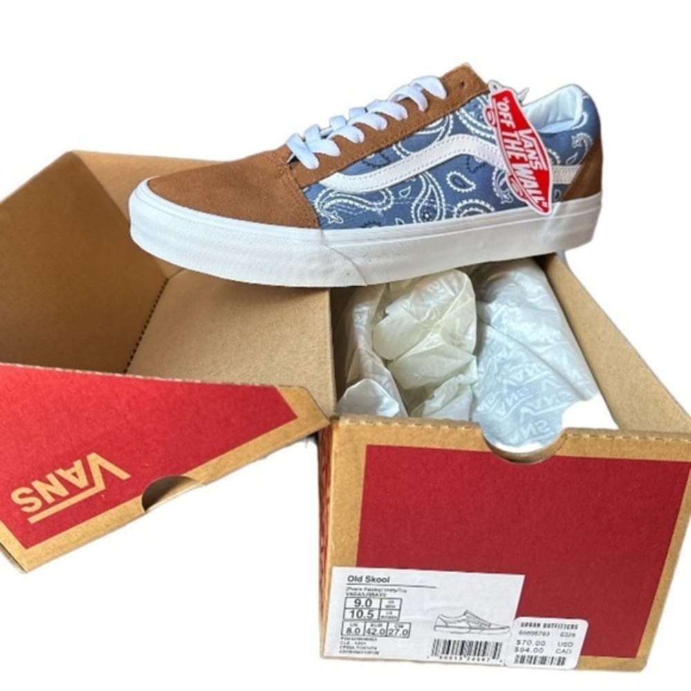 Vans Old Skool Peace Paisley Unity Sneaker Shoes VN0A5JMIAV0 M9 Rare New in Box